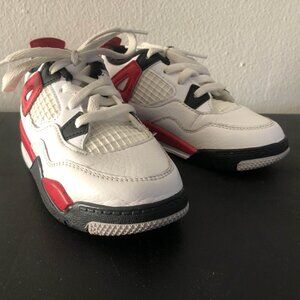 Air Jordan 4 Retro TD 'Red Cement' BQ7670-161 - Size 9C